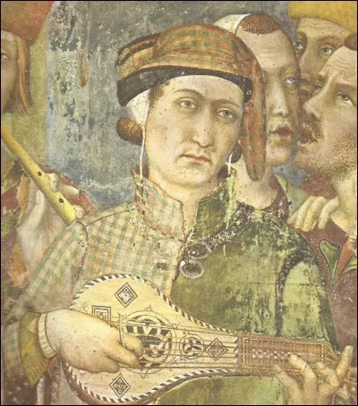 Quel est le nom de cet instrument dans les mains du troubadour ?