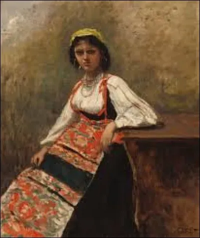 À qui appartient ce tableau représentant "La fille italienne" ?