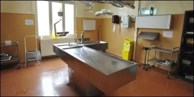 Au même étage, cette salle sert à réaliser des autopsies. De quelle spécialité de médecine s'agit-il ?