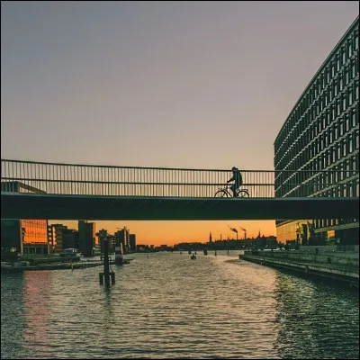 Au centre-ville, il y a effectivement plus de vélos que d'autos : en bas de 5 km, les cyclistes sont plus rapides et n'ont pas de problème de stationnement. Des ponts leur sont consacrés, comme sur la photo qui a été prise dans quelle ville au juste ?