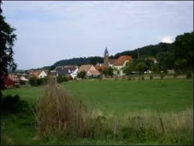 Commune de l'ancienne r&eacute;gion Alsace, Mutzenhouse se situe dans le d&eacute;partement ...