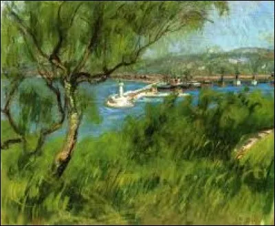Quel homme est l'auteur de ce tableau "Vue d'un port" ?
