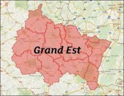 Quelle ville ne se situe pas dans a nouvelle région Grand-Est ?
