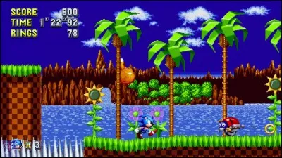 Dans le jeu "Sonic The Hedgehog", comment s'appelle la première zone du jeu ?