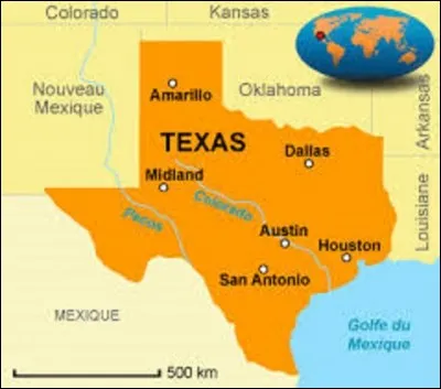 État du sud, le Texas est le deuxième État du pays avec une superficie de 696 241 km². Également second en terme de population estimée à 28 304 596, il y est aussi le plus riche après la Californie. Son économie dynamique repose sur l'élevage, les hydrocarbures, les industries pétrochimiques et les techniques de pointe. Adhérant à l'Union le 29 décembre 1845, quelle est sa capitale depuis 1839 ?