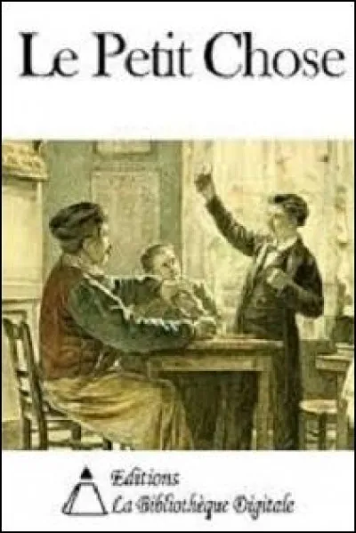 Qui est l'auteur du "Petit Chose" ?