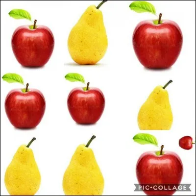 Pas de culture générale pour cette question, il faut juste réfléchir et pourtant c'est facile ! Combien y a-t-il de pommes sur cette image ?