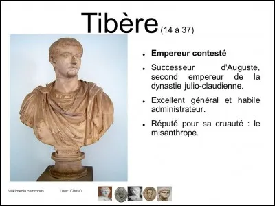 Tibère est le fils de Livie.