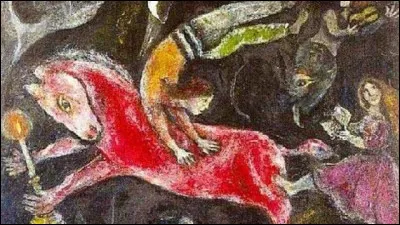 Qui a peint ce "cheval rouge" ?