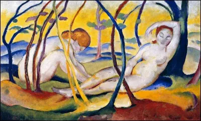 Qui a représenté ces "nus en plein air" ?