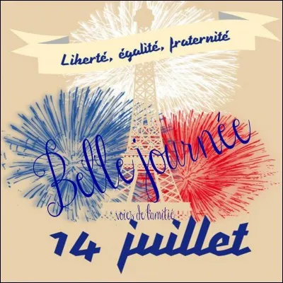 Quelle fête célèbre-t-on le 14 Juillet ?
