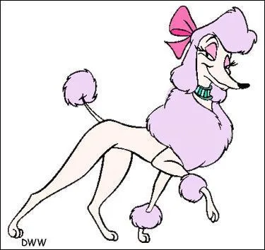 Qui est cette chienne, que l'on voit dans 'Oliver et Cie' ?