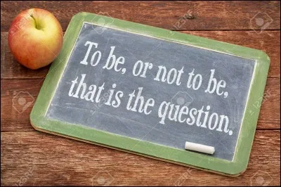 Être ou savoir, telle est la question !
