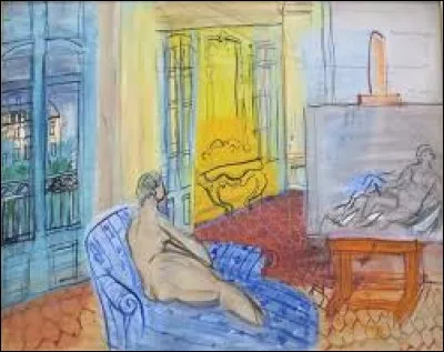 Il a peint "Modèle dans le studio".