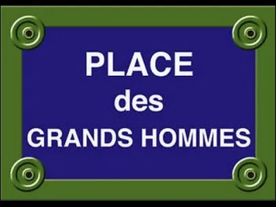 Qui chantait "La place des grands hommes" ?