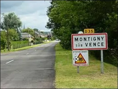 Nous sommes dans les Ardennes, &agrave; l'entr&eacute;e de Montigny-sur-Vence. Nous nous trouvons en r&eacute;gion ...
