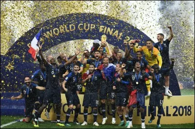 La France a gagné la Coupe du monde en 2018 mais aussi
en 1978.