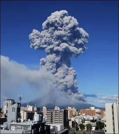 Depuis sa puissante éruption de 1914, ce volcan a cessé d'être une île, la lave ayant comblé le détroit qui le séparait de l'île de Kyūshū. Il représente une menace constante pour les habitants de la ville de Kagoshima (environ 600 000) distante de seulement huit kilomètres.
Comment l'appelons-nous ?