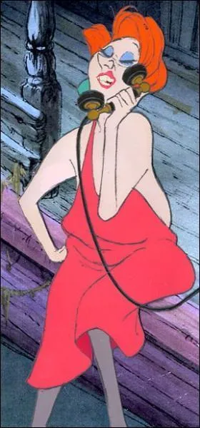 Comment se nomme cette femme, que l'on voit dans 'Les aventures de Bernard & Bianca' ?