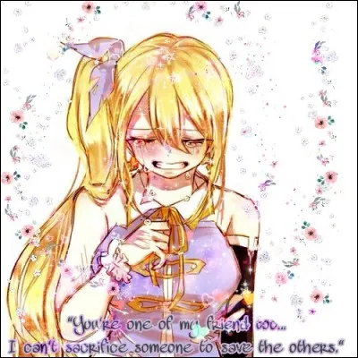 Ne nous précipitons pas ! De quelle couleur est la marque de son tatouage "Fairy Tail" ?