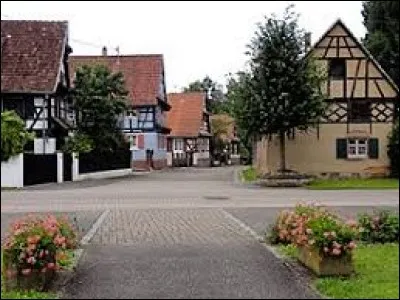 Petit tour dans l'ancienne région Alsace, à Kauffenheim. Nous serons dans le département n° ...