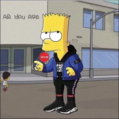 Quelle est la marque des chaussures de Bart, très reconnaissable par leur forme !