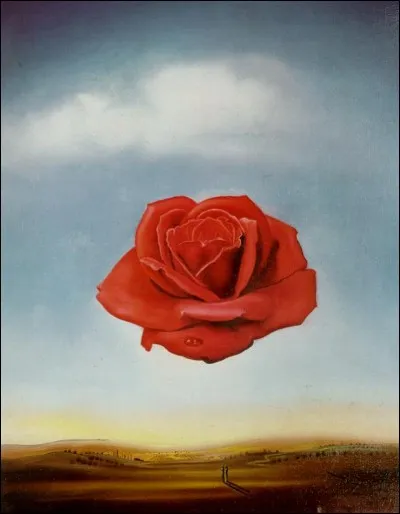 En photo : "La rose médiative" de Salvador Dali. Lequel de ces deux artistes surréalistes a influencé l'autre ?