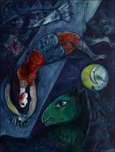 Cochez l'homme ayant peint "Le Cirque bleu" !