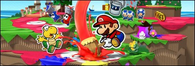 Paper Mario Color Splash est sorti ..
