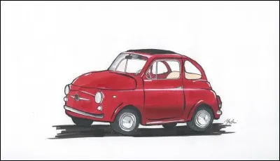 Quel logo ornait la calandre du "pot de Yaourt" de Fiat (Fiat 500) à sa sortie en 1957 ?