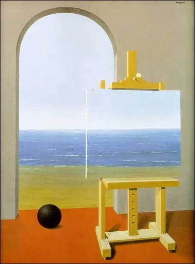 Voici "La condition humaine 2" de Magritte, lequel des deux peintres s'est inspiré de l'autre ?