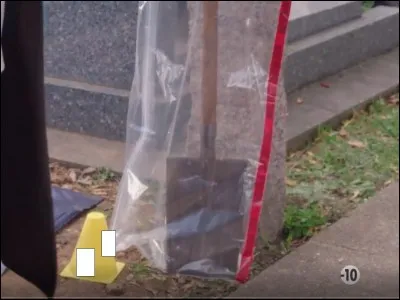 Quel est le numéro d'indice pour l'arme du crime ?