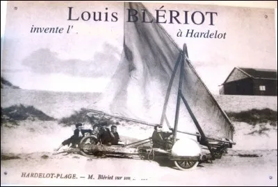 Quel nom Louis Blériot a-t-il donné au char à voile qu'il a construit ?