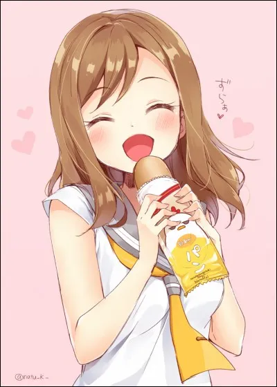 Qui est cette joyeuse fille gourmande ?