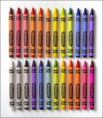 À quelle famille de nuances appartient le crayon Crayola "Sun Glow" ?