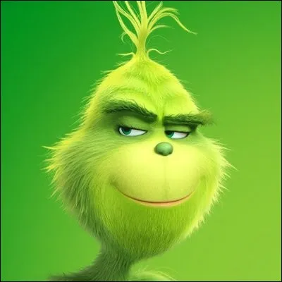 De quelle couleur est le personnage du fiction, le Grinch ?
