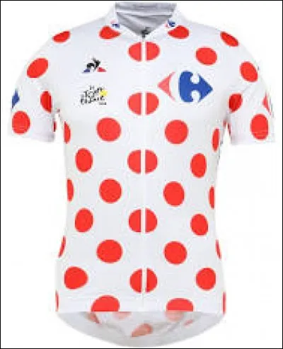 Par quel coureur le maillot à pois est-il porté ?