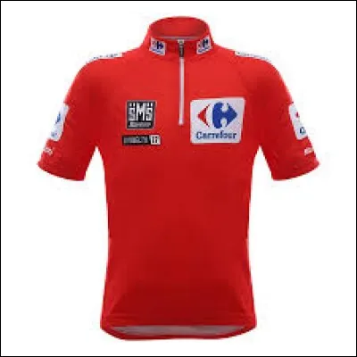 Habituellement, la couleur rouge est associée au dernier coureur du classement général ou de la course. On l'appelle la lanterne rouge.
Dans quelle course, le maillot rouge est-il celui du leader ?