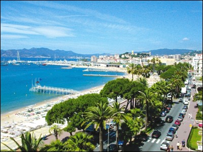 La ville de Cannes est célèbre pour son festival au tapis rouge.