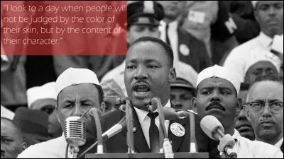 "Yes We Can" est une célèbre phrase prononcée par Martin Luther King.