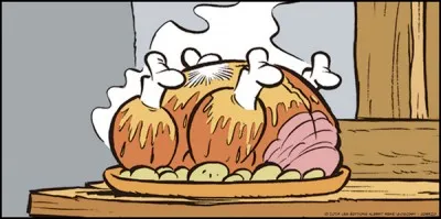 Dans la BD "Astérix chez les Bretons", le restaurant où vont Astérix et Obélix s'appelle "le rieur cochon".