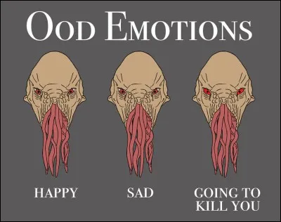 De quelle couleur sont les yeux des Oods lorsque les Oods sont infectés ?