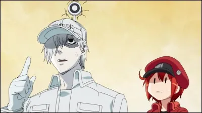 Dans "Hataraku Saibou", comment s'appelle le leucocyte qui vient toujours au secours de l'hématie AE3803 ?