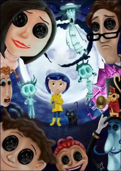 Coraline finit-elle par avoir des boutons à la place des yeux ?