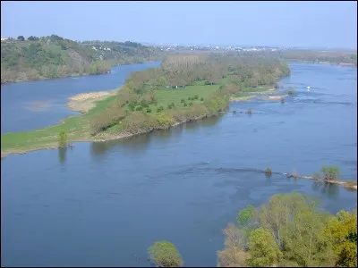 Cliquez sur la ville traversée par la Loire à l'aide de l'image.
