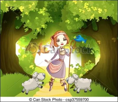 Elle mène ses troupeaux...