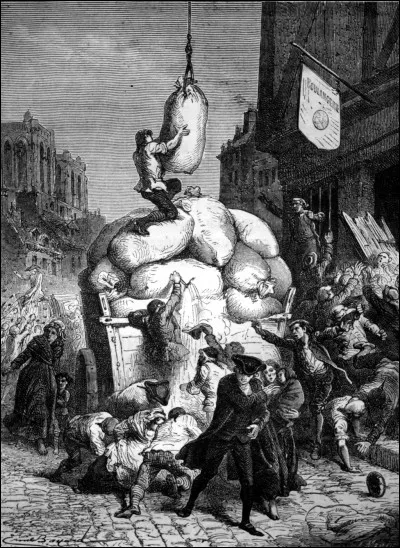 Ce dernier fait passer un édit sur la libre circulation des grains mais les mauvaises récoltes qui s'en suivent provoquent de violentes émeutes de la faim en 1775. Sous quel nom sont connues ces émeutes ?