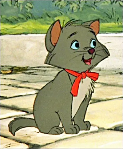 Comment s'appelle le petit chat noir dans "Les Aristochats" ?