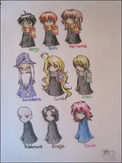 Ton personnage préféré est :