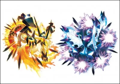 Tout comme Kyurem, quels sont les noms des formes de Nécrozma en fusion avec Solgaleo/Lunala ?